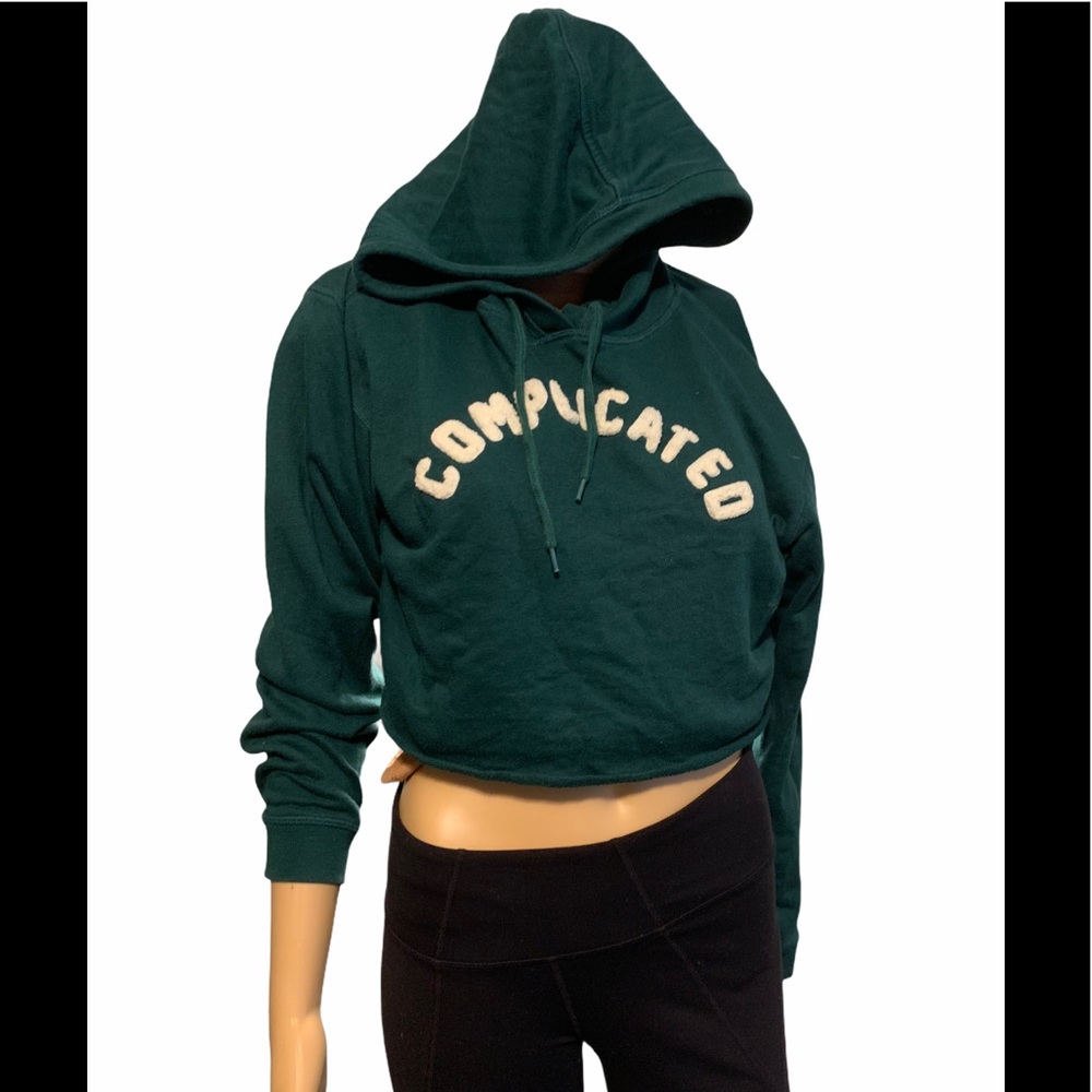 Women’s Cropped “Complicated” Hoodie